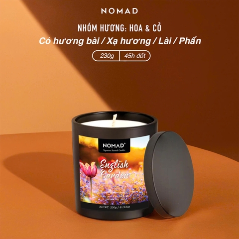 Nến Thơm Nomad Signature Scented Candle - English Garden