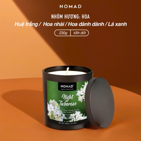 Nến Thơm Nomad Signature Scented Candle 230g - Night Tuberose