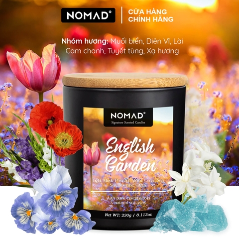Nến Thơm Nomad Signature Scented Candle - English Garden