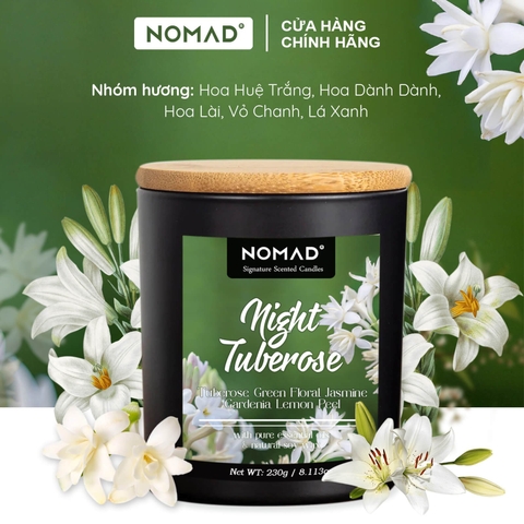 Nến Thơm Nomad Signature Scented Candle - Night Tuberose