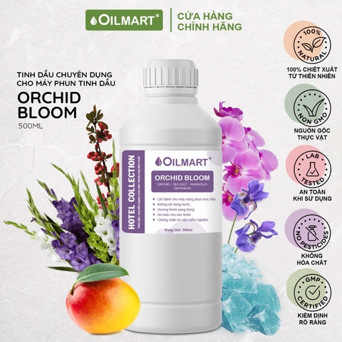 Tinh Dầu Nước Hoa Dung Tích Lớn Chuyên Dụng Cho Máy Phun Tinh Dầu Oilmart - Orchid Bloom