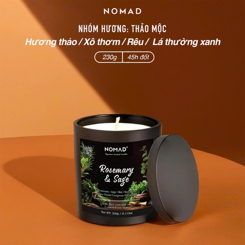 Nến Thơm Nomad Signature Scented Candle - Rosemary & Sage