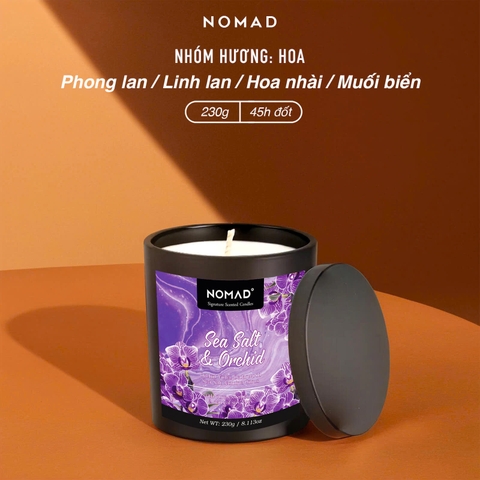 Nến Thơm Nomad Signature Scented Candle - Sea Salt & Orchid