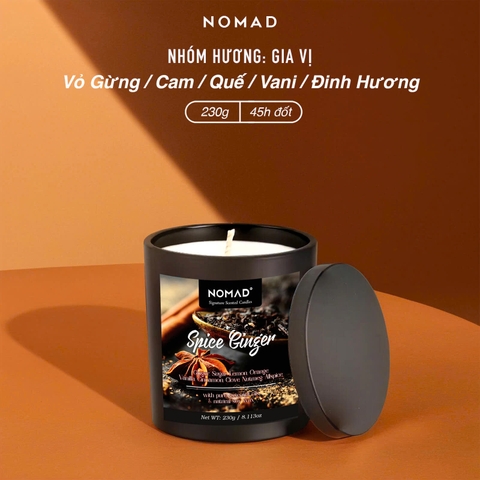 Nến Thơm Nomad Signature Scented Candle 230g - Spice Ginger
