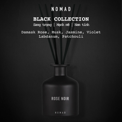 Bộ Tán Hương Que Mây Nomad Black Collection Reed Diffuser 140ml