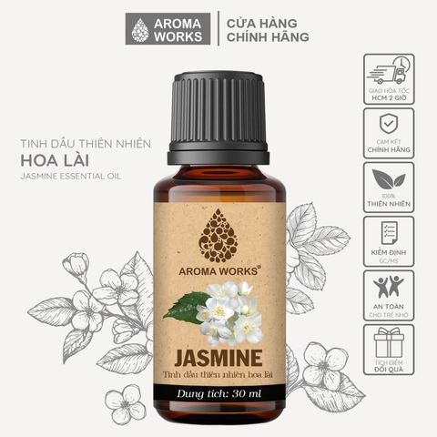 Tinh Dầu Thiên Nhiên Hoa Lài Aroma Works Essential Oil Jasmine