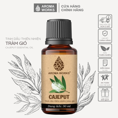 Tinh Dầu Thiên Nhiên Tràm Gió Aroma Works Oil Cajeput