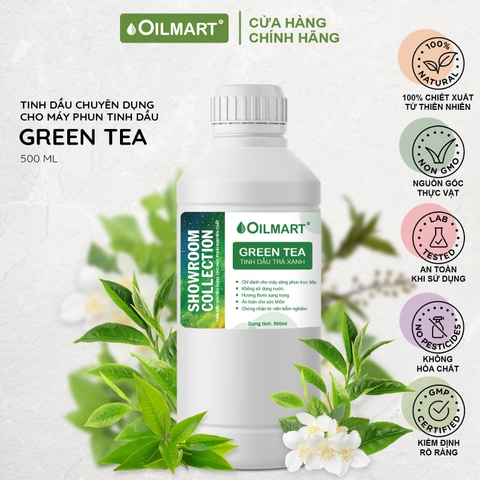 Tinh Dầu Chuyên Dụng Dung Tích Lớn Dùng Cho Máy Phun Công Nghiệp Oilmart - Green Tea