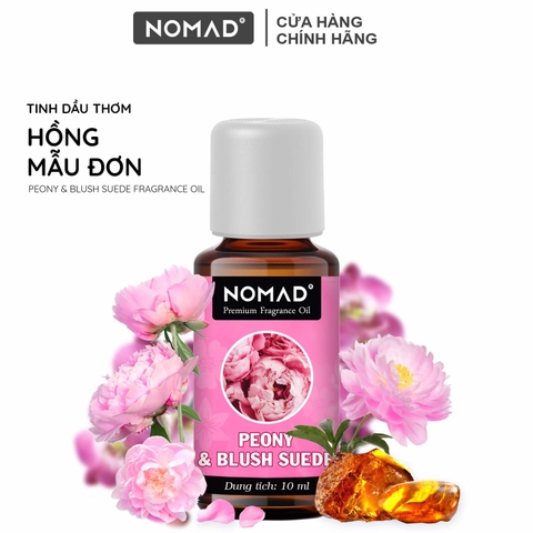 Tinh Dầu Thơm Nomad Premium Fragrance Oil - Peony & Blush Suede