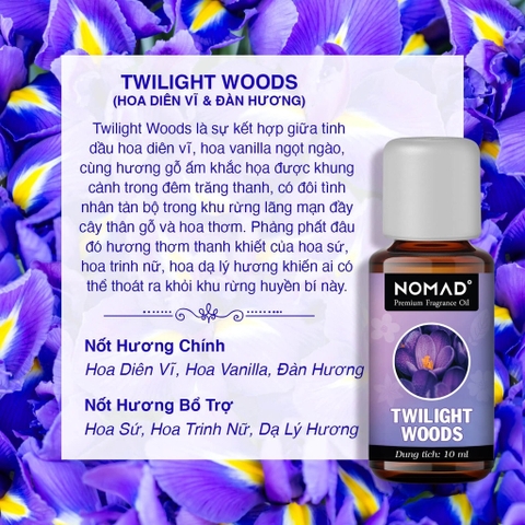 Tinh Dầu Thơm Nomad Premium Fragrance Oil - Twilight Woods