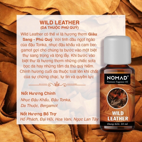 Tinh Dầu Thơm Nomad Premium Fragrance Oil - Wild Leather