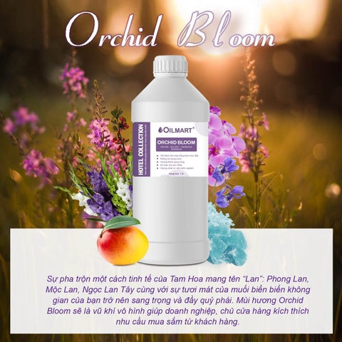 Tinh Dầu Nước Hoa Dung Tích Lớn Chuyên Dụng Cho Máy Phun Tinh Dầu Oilmart - Orchid Bloom