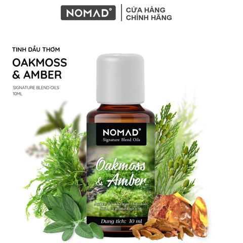 Tinh Dầu Thơm Nomad Signature Blend Oils - Oakmoss & Amber