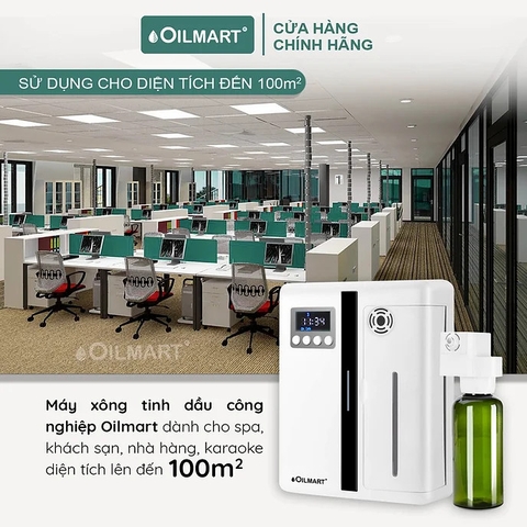 Máy xông tinh dầu công nghiệp Oilmart công suất lớn, diện tích lớn cho Spa, Khách sạn, Nhà hàng, Karaoke, Cửa hàng