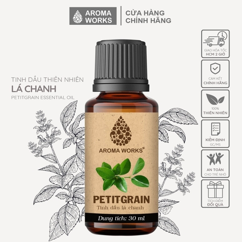 Tinh Dầu Thiên Nhiên Lá Chanh Aroma Works Essential Oil Petitgrain