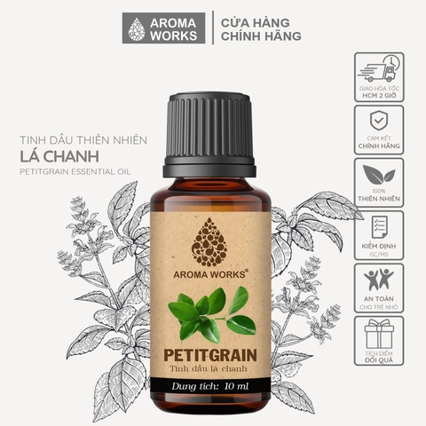 Tinh Dầu Thiên Nhiên Lá Chanh Aroma Works Essential Oil Petitgrain