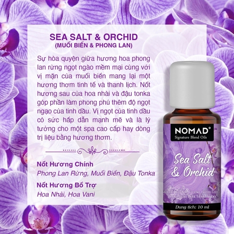 Tinh Dầu Thơm Nomad Signature Blend Oils - Sea Salt & Orchid