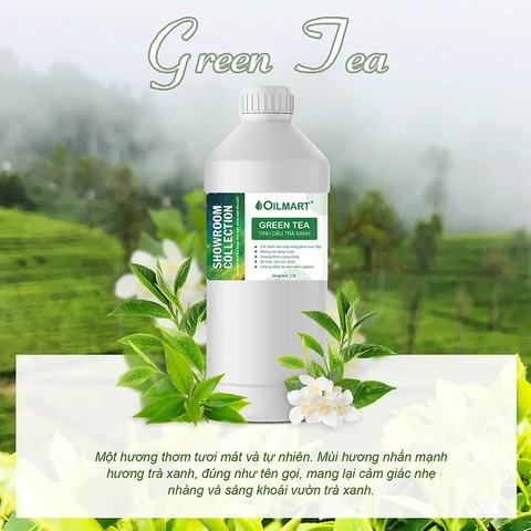 Tinh Dầu Chuyên Dụng Dung Tích Lớn Dùng Cho Máy Phun Công Nghiệp Oilmart - Green Tea