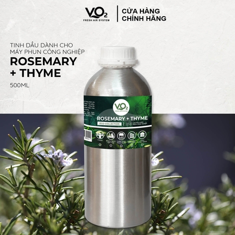 Tinh Dầu Cho Máy Phun Công Nghiệp VO2 Eco Collection - Rosemary + Thyme