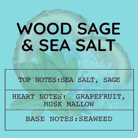 Tinh Dầu Thơm Làm Nến, Tán Hương, Mỹ Phẩm Mùi Wood Sage & Sea Salt