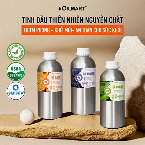 Tinh Dầu Vỏ Quế Nguyên Chất Dung Tích Lớn Oilmart Essential Oils Cinnamon