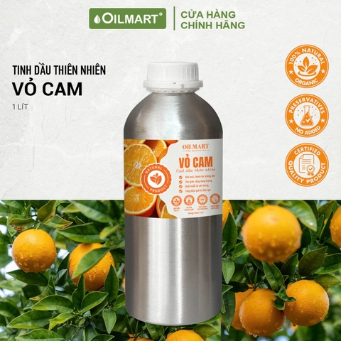 Tinh Dầu Cam Ngọt Nguyên Chất Dung Tích Lớn Oilmart Essential Oils Orange