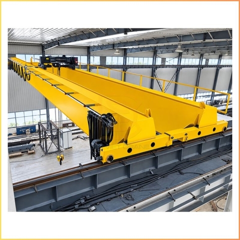 Cầu trục dầm đôi: Chuẩn bị dầm đỡ ray và nhà xưởng