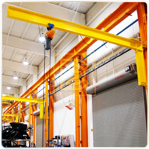 Cầu trục xoay áp cột 2 Tấn