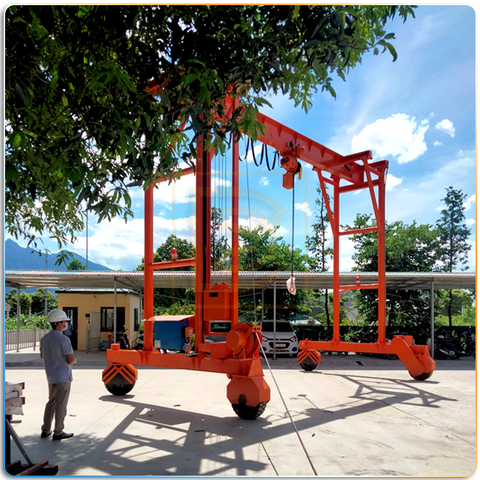 Cổng trục 3 Tấn bánh lốp - Dự án Dragcons, Ba Vì, Hà Nội