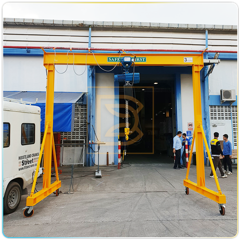 Cổng trục đẩy tay 1 Tấn