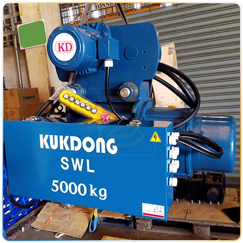 Palang cáp điện Kukdong - Dầm đơn, dòng KDWM