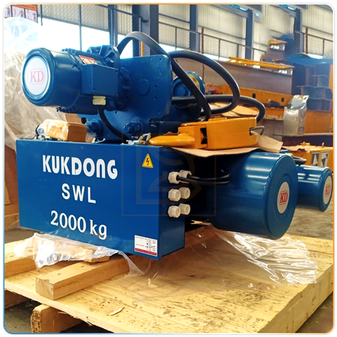 Palang cáp điện Kukdong - Dầm đơn, dòng KDWMC