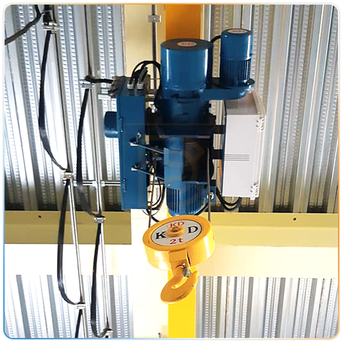 Palang cáp điện Kukdong - Dầm đơn, dòng KDWMC