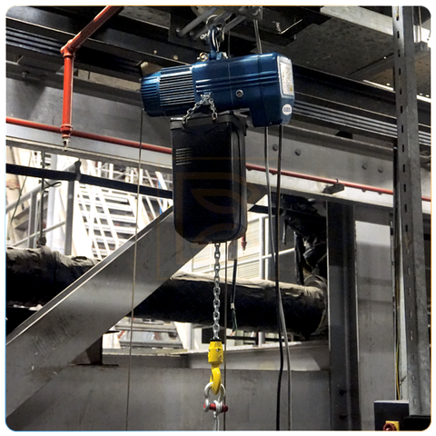 Palang xích điện Kukdong - Loại cố định, 1 cấp tốc độ