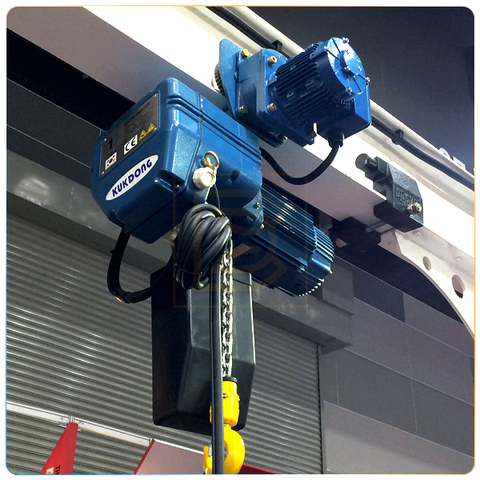 Palang xích điện Kukdong- Loại di chuyển, 2 cấp tốc độ