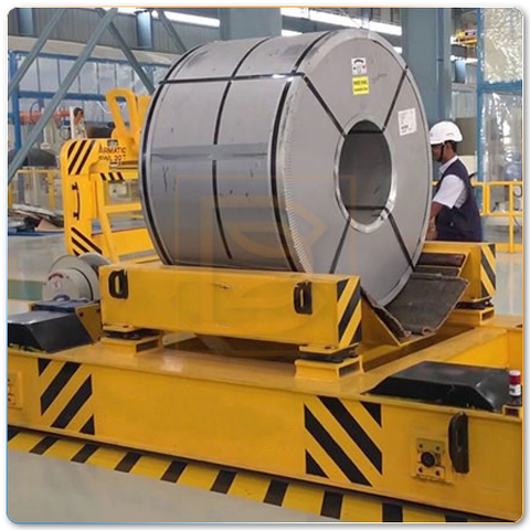 Xe goòng chở thép ống - Tải trọng xe goòng 20 Tấn