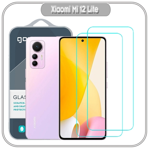 Bộ 2 miếng kính cường lực Gor cho Xiaomi Mi 12 Lite 5G - NE , trong suốt cạnh bo 2.5D