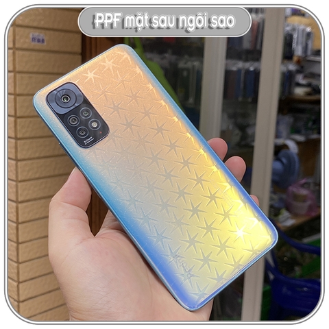 Miếng dán PPF trong ánh ngôi sao 5 cánh cho Xiaomi Redmi Note 11 4G - 11S 4G - 11 Pro Plus 5G - 11 Pro 4G 5G