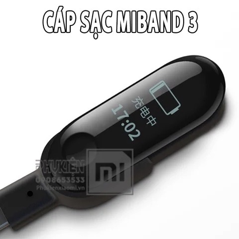 Cáp sạc cho Xiaomi Miband 3 hãng Mijobs