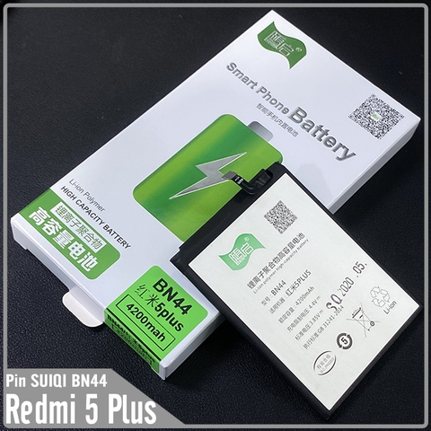 Pin Suiqi Li-ion thay thế cho Xiaomi Redmi 5 Plus BN44 4200mAh