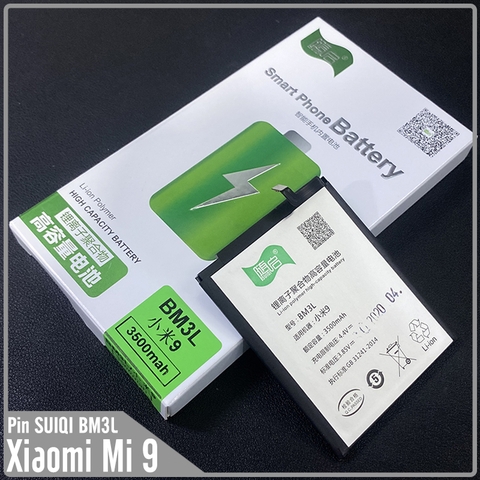 Pin Suiqi Li-ion thay thế cho Xiaomi Mi 9 BM3L 3500mAh
