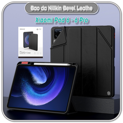 Bao da Xiaomi Pad 6 - 6 Pro Nillkin Bevel Leather Case