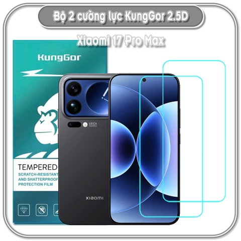 Bộ 2 Cường lực KungGor cho Xiaomi 17 Pro Max