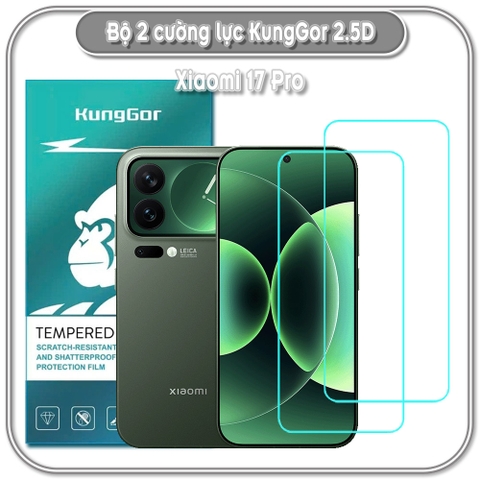 Bộ 2 Cường lực KungGor cho Xiaomi 17 Pro