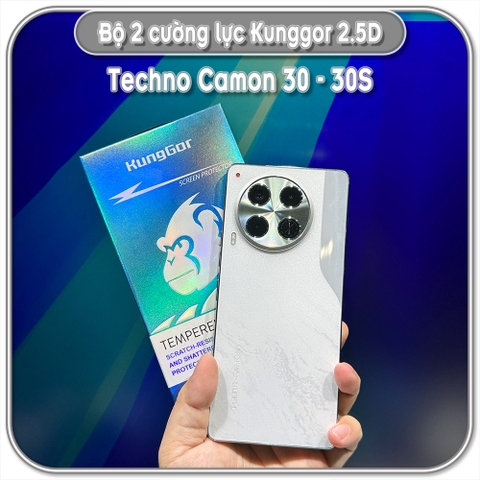 Bộ 2 Cường lực KungGor cho Techno Camon 30 - 30S