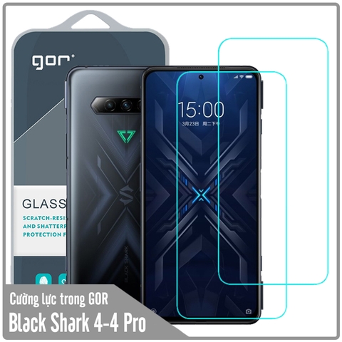 Bộ 2 miếng kính cường lực Gor cho Xiaomi Black Shark 4 - 4 Pro