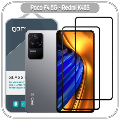 Bộ 2 miếng cường lực GOR Full 2.5D cho Xiaomi Poco F4 - Redmi K40S