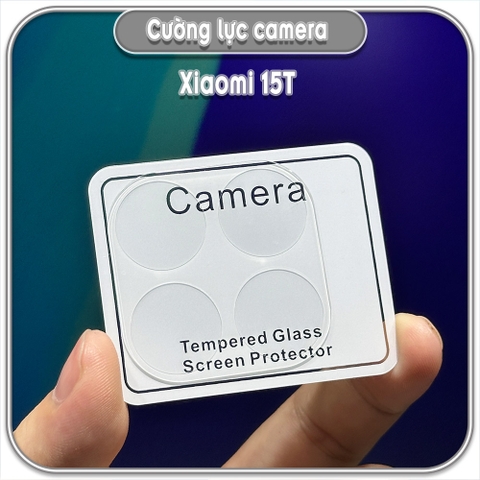 Cường lực Camera cho Xiaomi 17T - 17T Pro, Trong suốt