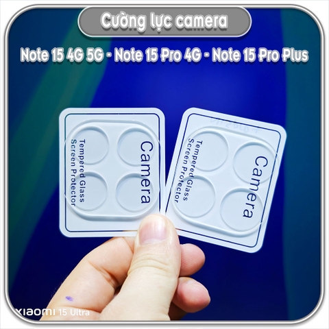Cường lực Camera cho Redmi Note 15 4G 5G - Note 15 Pro 4G - Note 15 Pro Plus