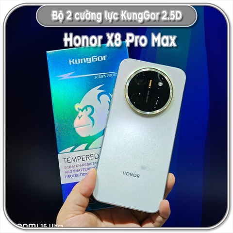 Bộ 2 Cường lực KungGor cho Honor X8 Pro Max